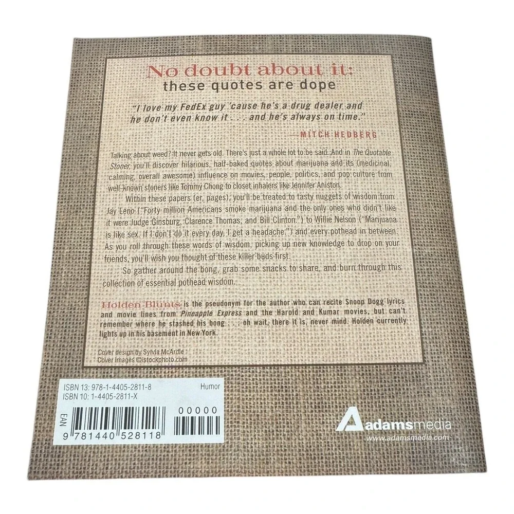 The Quotable Stoner by Holden Blunts Book‎